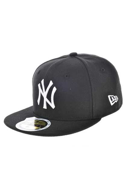 New Era 59 Fifty Mlb League Basic New York Yankees - Nero Bambini Fitted Modo Poco Costoso Cappello (N4358)